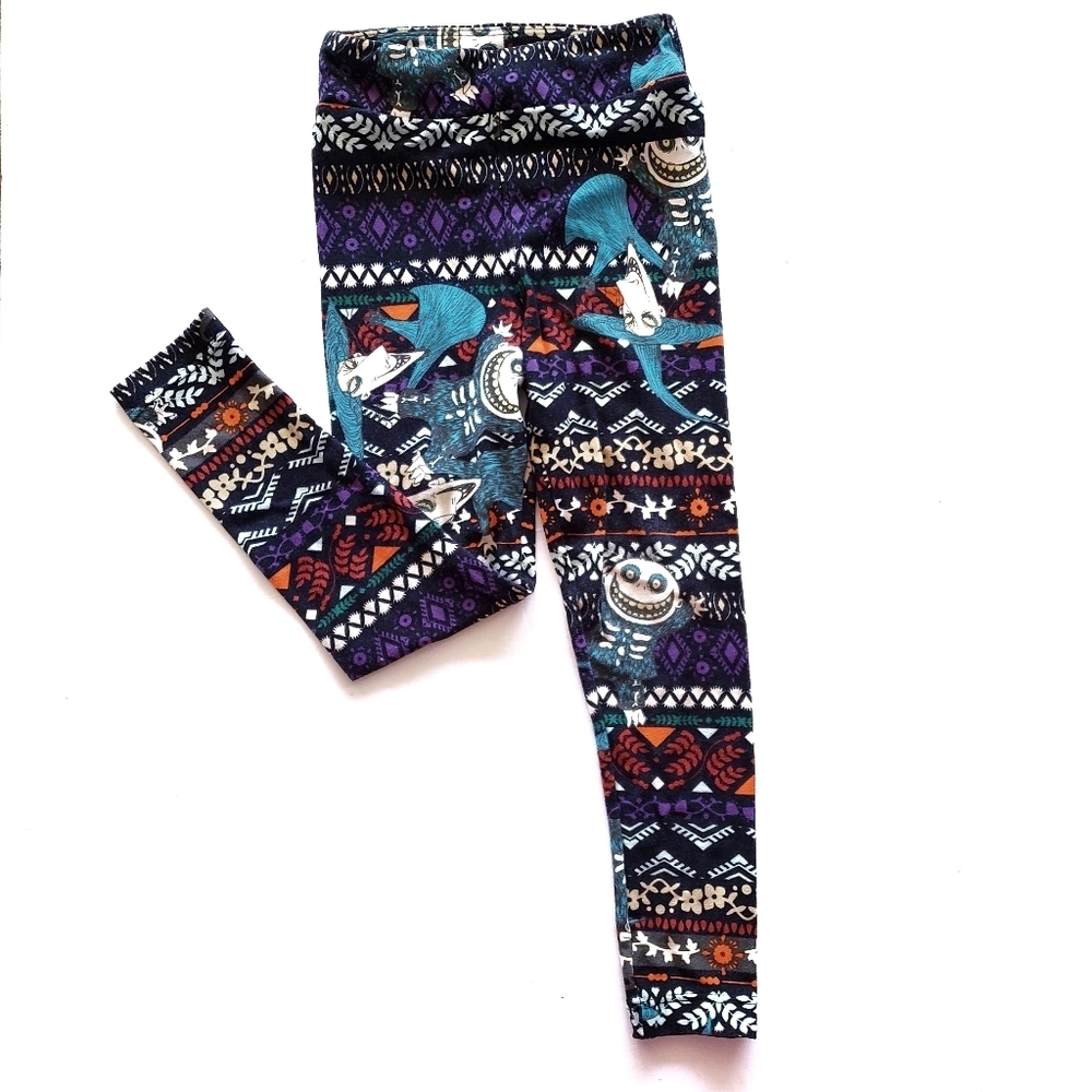 LuLaRoe Leggings Kids S/M Nightmare Before Christmas